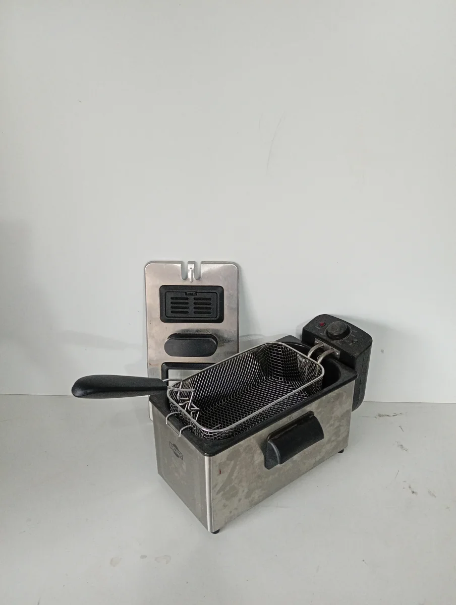 Fritadora Marca Tokyo De 3lts Modelo Fry 3 Inox Usado En Buen Estado Acc Con Canasto Con Tapa