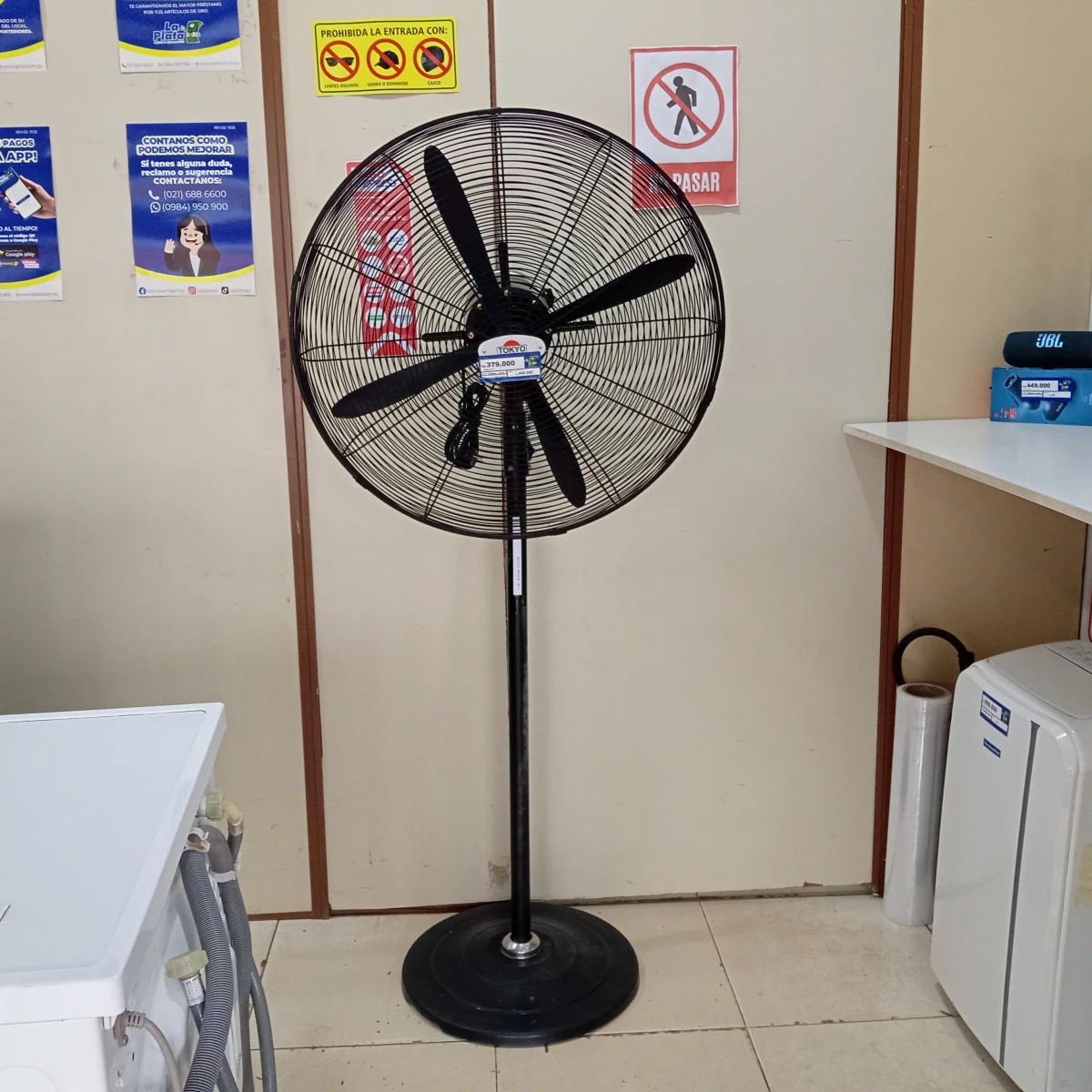 Ventilador 3 Velocidades Marca Tokyo Modelo Vetokp1126 Usado En Buen Estado Acc C/4 Aletas