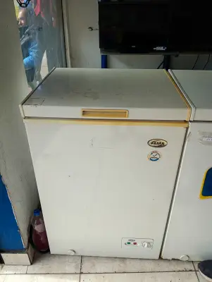 Congeladora / Frezzer Marca Fama Litros : 102 Modelo Cf-100 Usado Con Desgaste Acc: No Tiene Comentario: C/ Rayaduras Por Dentro Y Oxido