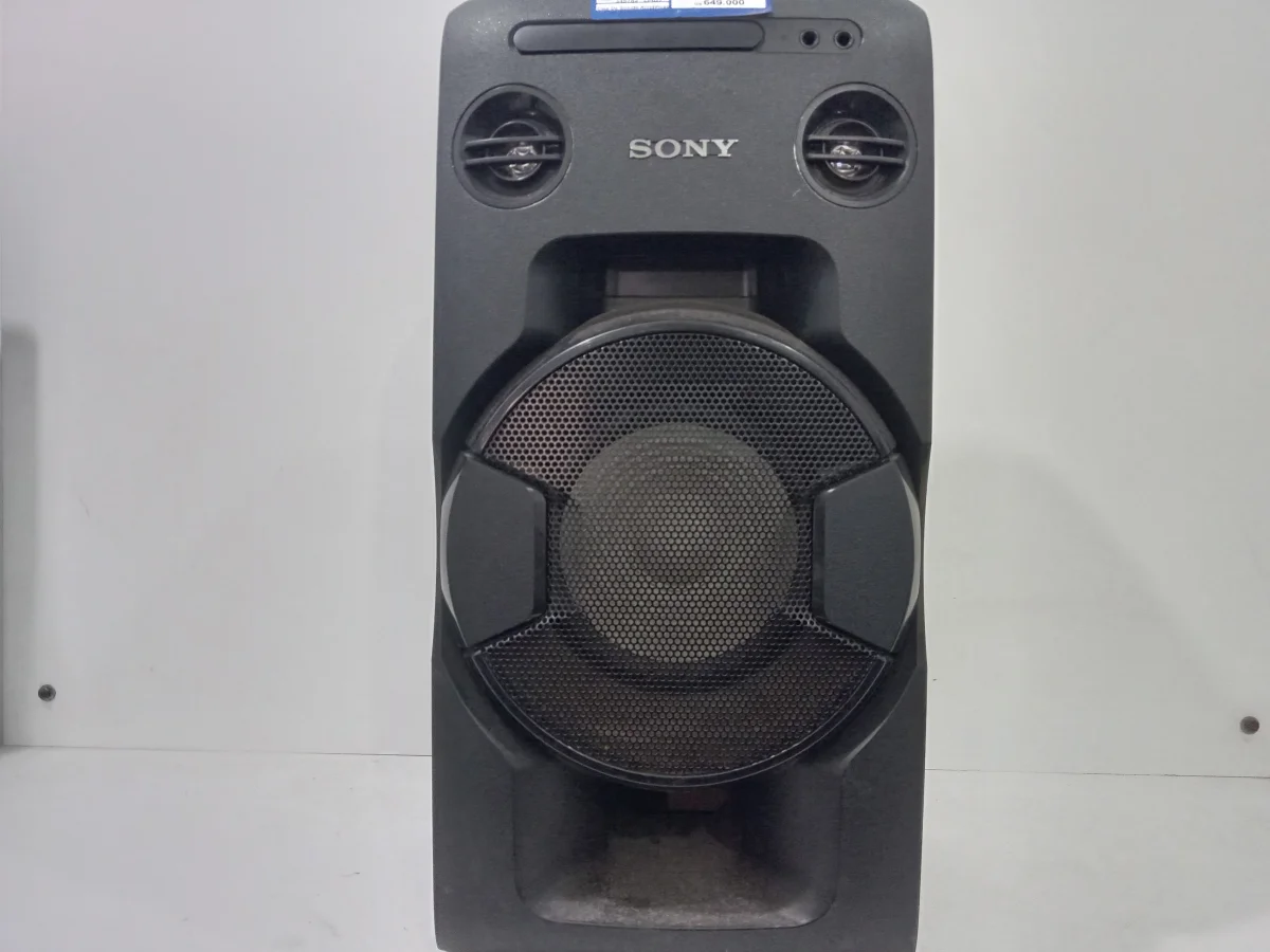 Caja De Sonido Amplificada Marca Sony Modelo Mhc-V11 Con Control Usado En Buen Estado Acc Bt Usb Radio