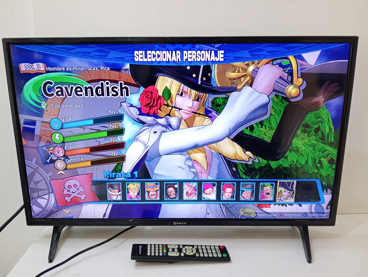 Televisor Led Smart De 32 '' Marca Mox Modelo Mo-Dld3232 Con Control Usado En Buen Estado Acc Patitas