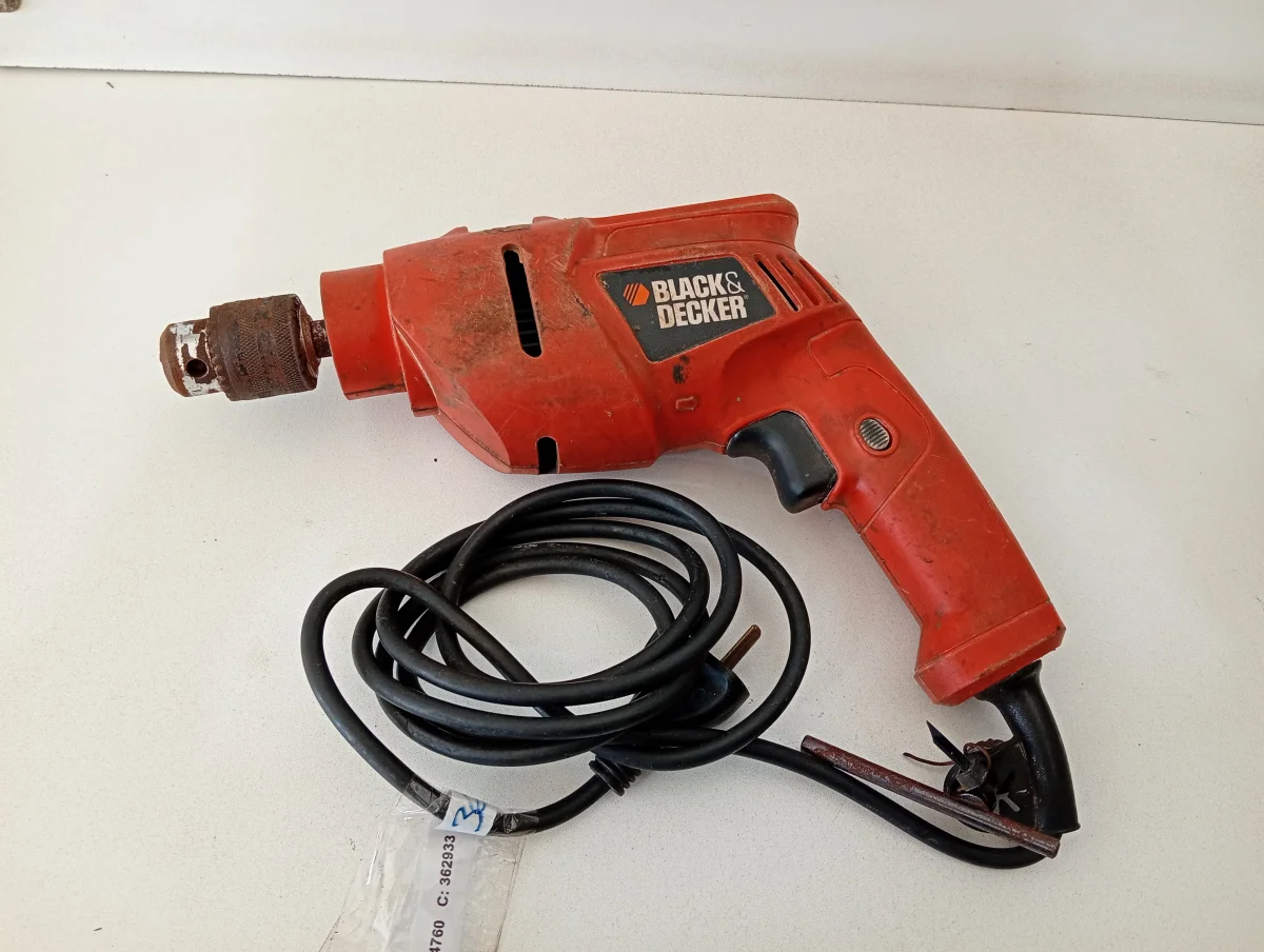 Taladro Marca Black Y Decker Modelo Kr505-Ar Usado En Buen Estado Acc Llave Mandril