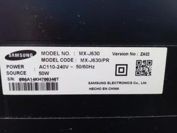 Foto 3 de Equipo De Sonido Marca Samsung Sin Control Modelo Mxj630 Usado-En-Buen-Estado Acc Dos ParlantesAntena