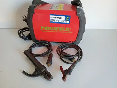 Soldador Marca Indusfield Modelo Igbt-200g Usado En Buen Estado Acc Pinza PositivoPinza Negativa AdaptadaCinta Colgante