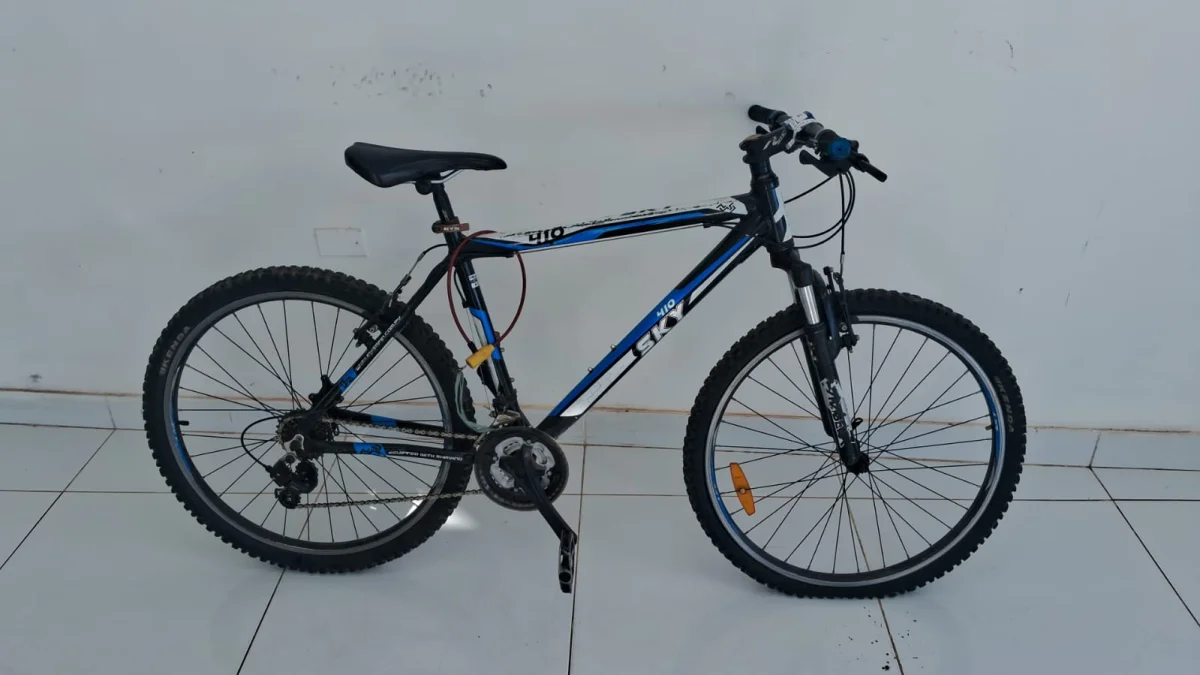 Foto 2 de Bicicleta Marca Sky Modelo 410 Usado En Buen Estado Acc Amortiguador Freno Delantero Y TraseroCon Candado Y Llave