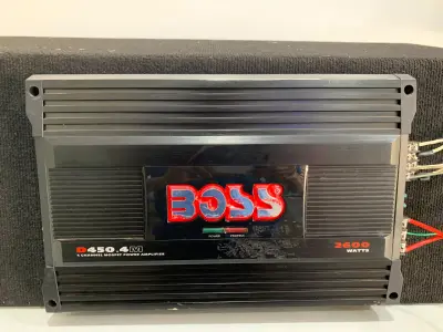 Amplificador De Sonido P/ Automovil Marca Boss 2600w Modelo D450 Usado En Buen Estado Acc No Tiene