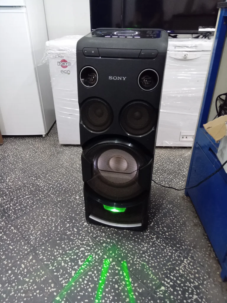 Caja De Sonido Amplificada Marca Sony Modelo V77dw Con Control Usado En Buen Estado Acc Cable Power