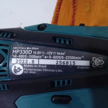 Foto 3 de Taladro Marca Makita Modelo Hp330d Acc Con Cargador 2-Baterias