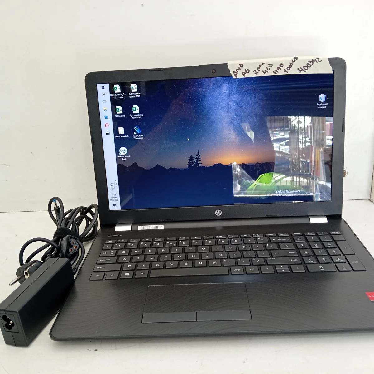 Foto 2 de Notebook Marca Hp Modelo 15-Bw093nia Procesador Amd A6 Memoria Ram 4 Gb Disco Duro 1.000 Gb Generacion No Tiene Acc No Tiene