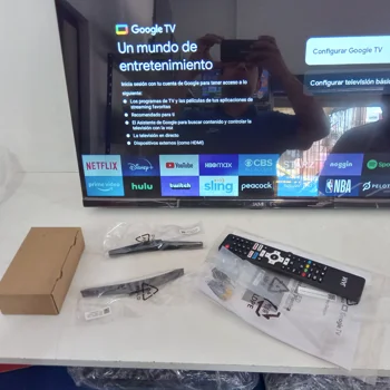 Foto 2 de Televisor Led Smart De 32 '' Marca Jam Modelo Ultrasgtm-32gfs Con Control Nuevo Sin Uso Acc Con PatitasManualPilaSoporte De Pared