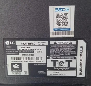Foto 3 de Televisor Led Smart De 50 '' Marca Lg Modelo 50un7310psc Con Control Usado En Buen Estado Acc No Tiene
