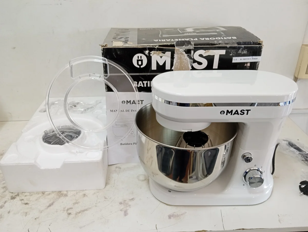 Foto 3 de Batidora Marca Mast Modelo Batidora Planetaria Usado En Buen Estado Acc 2 BatidoresTapaCajaBol De Acero Inox