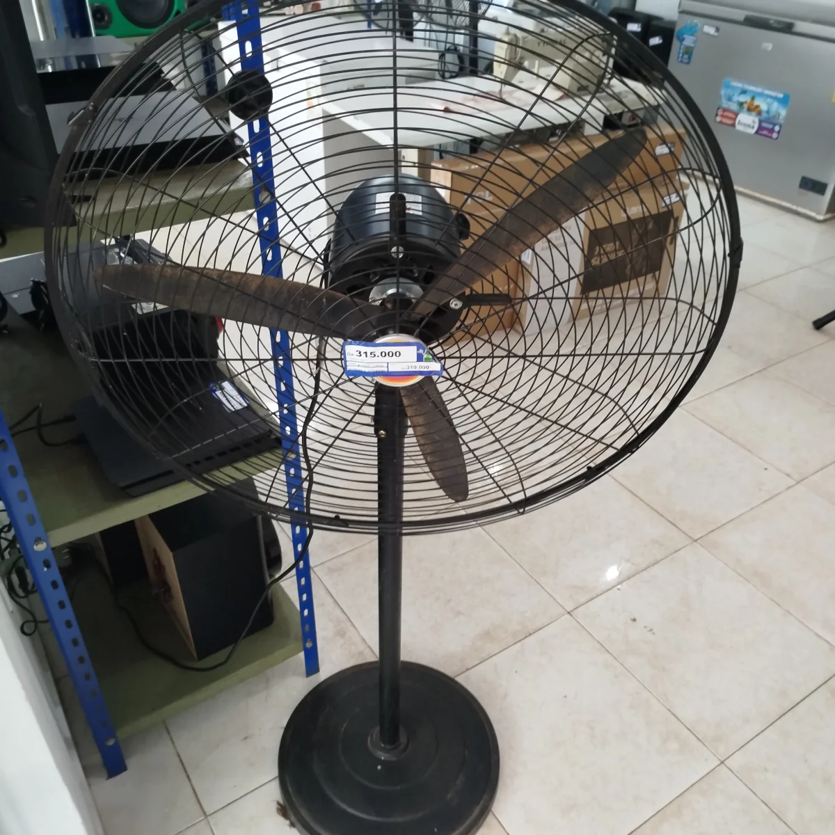 Ventilador 3 Velocidades Marca Hdk Modelo Kdl-650 Usado Con Desgaste Acc 3 Aletas