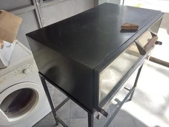 Foto 3 de Horno Pizzero Marca Gastrfort Modelo No Tiene Tamaño En Cm 55 Acc Manguera De Gas80x55 Cm De MedidaA GasMedidor De Temp