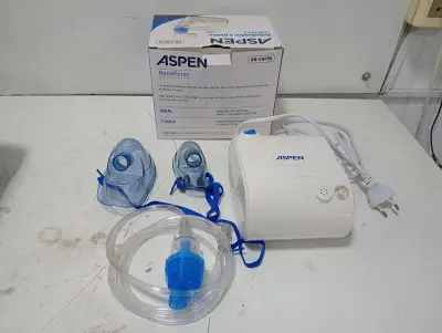 Nebulizador Marca Aspen Modelo Br-Cn176 Usado En Buen Estado Acc Manguerita2 MascarillasEn Caja