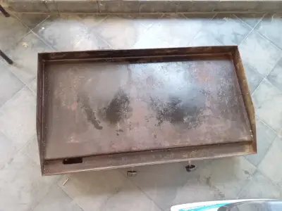 Plancha Hamburguesera Marca No Tiene Modelo No Tiene Usado Con Desgaste Acc Dos Quemaadores