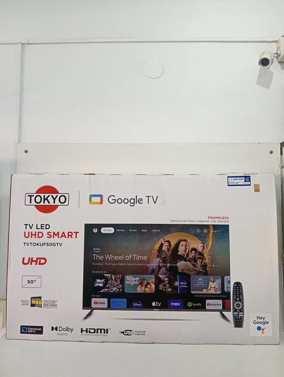 Televisor Led Smart De 50 '' Marca Tokyo Modelo Tvtokuf50gtv Con Control Usado En Buen Estado Acc ControlSoporteCable Cte