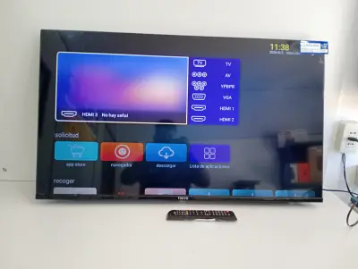 Televisor Led Smart De 43 '' Marca Tokyo Modelo Tokh43sam Con Control Usado En Buen Estado Acc Dos Patitas