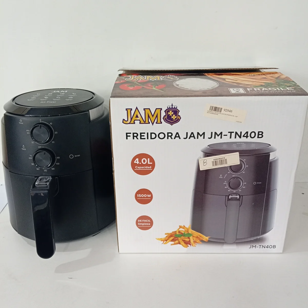 Foto 2 de Fritadora Marca Jam A Vapor Modelo Jm-Tn40b Usado En Buen Estado Acc Con Canastilla