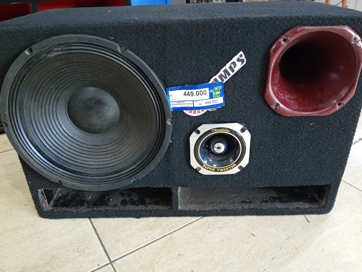 Caja Con Parlante Para Discoteca Marca No Tiene Modelo S/M Usado En Buen Estado Con No Tiene De No Tiene '' Acc Caja Trio