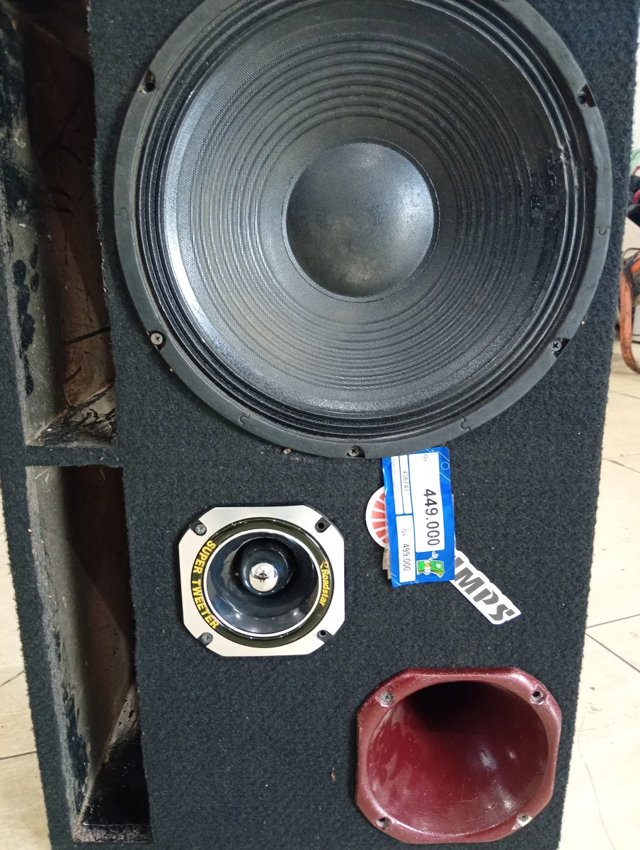 Foto 2 de Caja Con Parlante Para Discoteca Marca No Tiene Modelo S/M Usado En Buen Estado Con No Tiene De No Tiene '' Acc Caja Trio