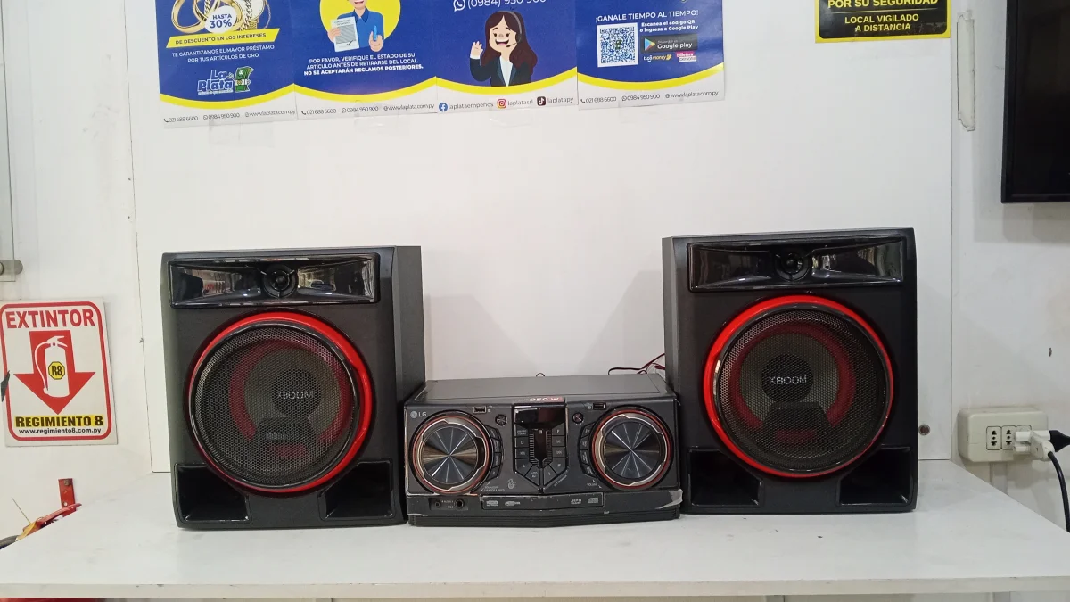 Equipo De Sonido Marca Lg Con Control Modelo Cl65 Nuevo Sin Uso Acc Con Antena Fm Dos ParlanteManual