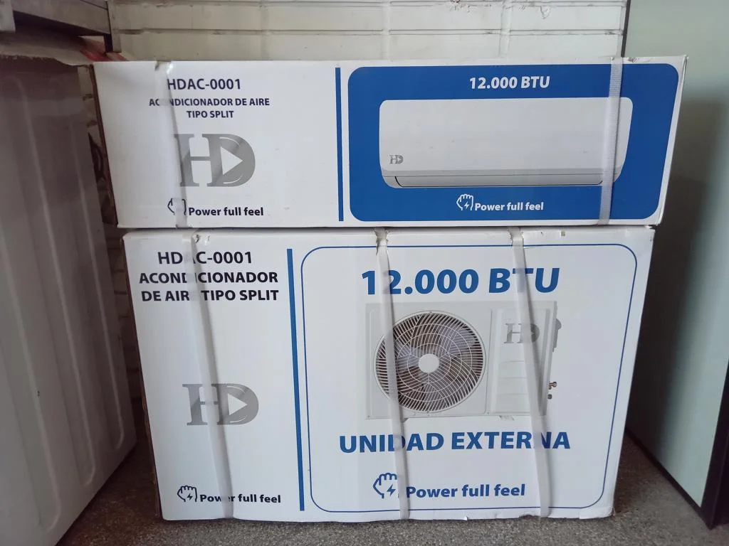 Foto 3 de Aire Acondicionado Tipo Split Marca Hdplay Potencia Btu 12.000 Con Kit Instalacion Con Control Modelo Hdac-0001 Nuevo Sin Uso Con Caja Acc No Tiene