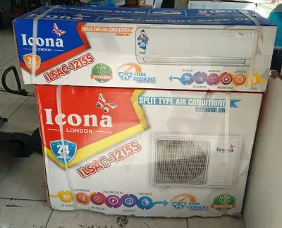 Aire Acondicionado Tipo Split Marca Icona Potencia Btu : 12.000 Con Kit Instalacion Con Control Modelo Ilsac12-Sac Nuevo Sin Uso Con Caja Acc: No Tiene