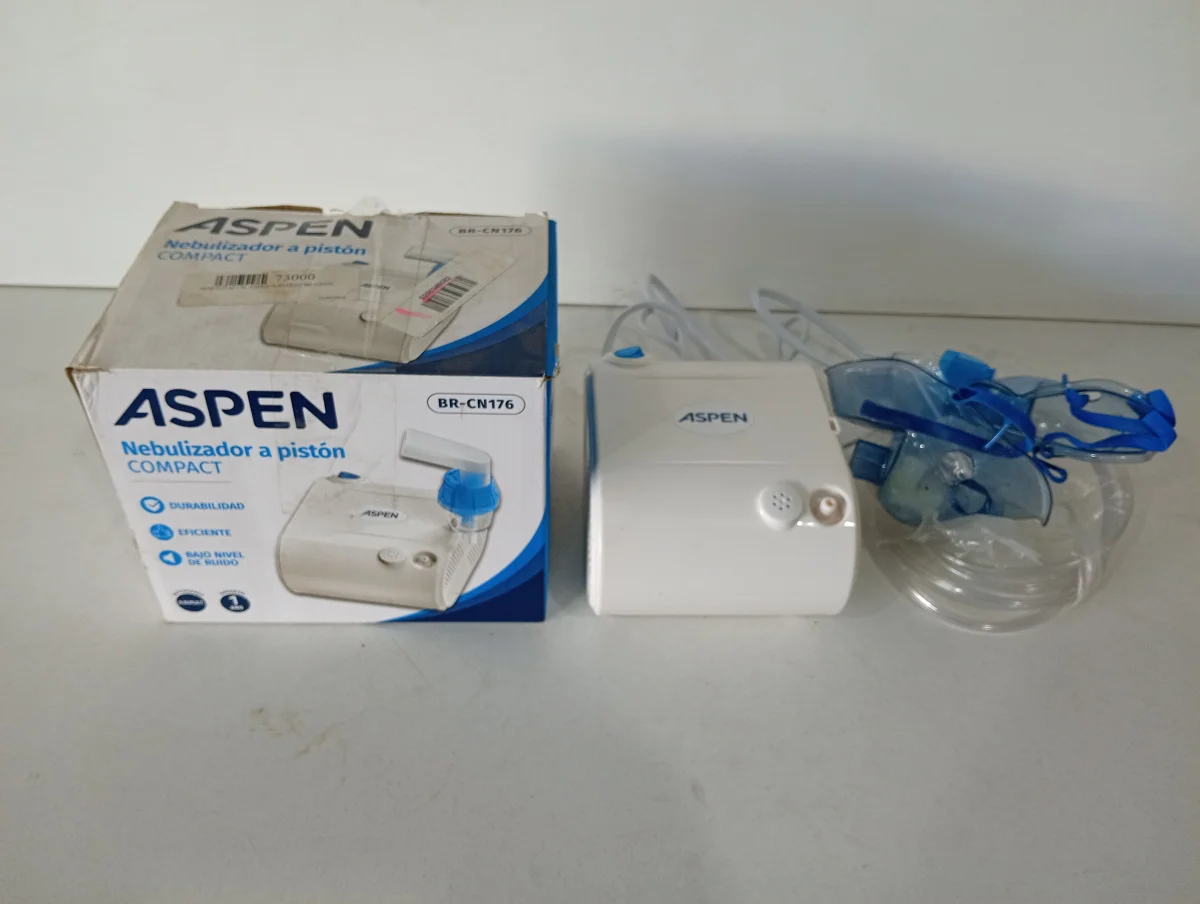 Nebulizador Marca Aspen Modelo Br-Cn176 Usado En Buen Estado Acc Manguera Con 2 MascarasEn Caja