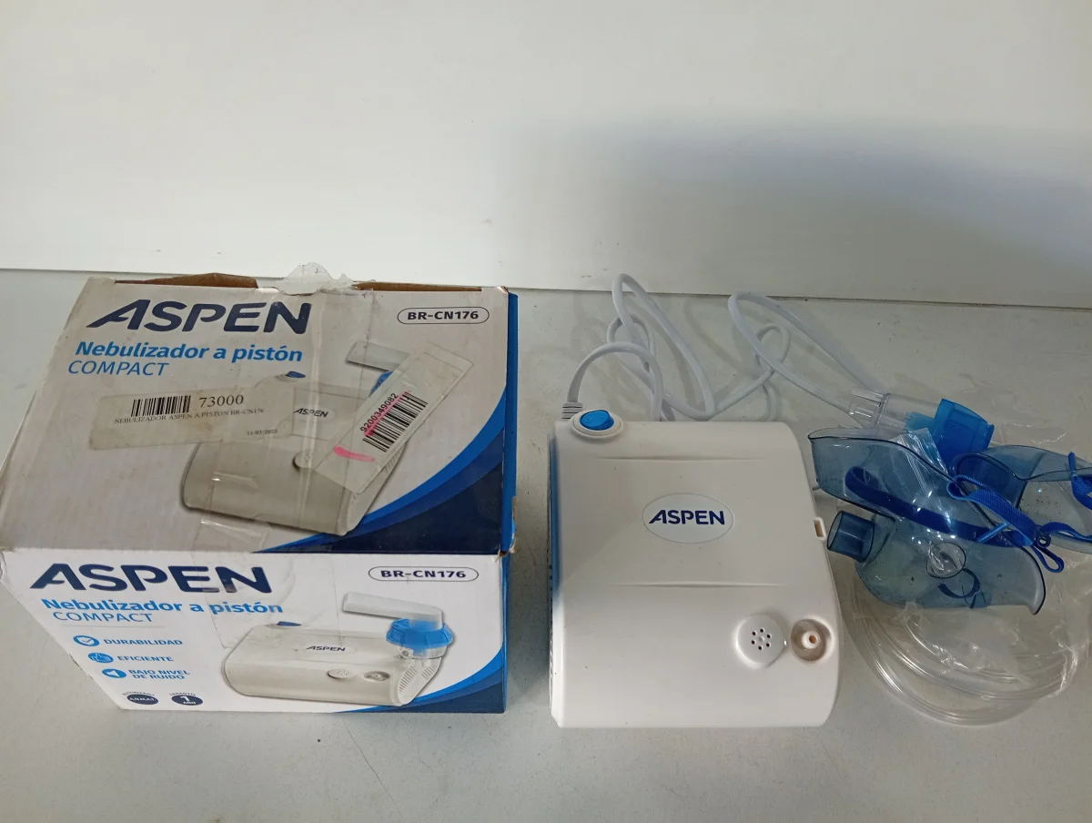Foto 3 de Nebulizador Marca Aspen Modelo Br-Cn176 Usado En Buen Estado Acc Manguera Con 2 MascarasEn Caja