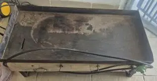 Plancha Hamburguesera Marca Tedesco Modelo No Tiene Usado En Buen Estado Acc Manguera De Gas