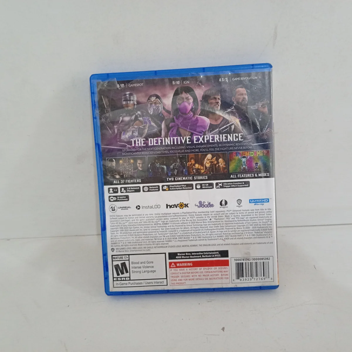 Foto 2 de Discos De Juegos Para Ps5 Marca Mortal Kombat 11 Ultimate Usado En Buen Estado Acc No Tiene