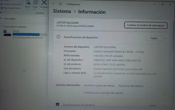 Foto 3 de Notebook Marca Asus Modelo E410ka Procesador Celeron Memoria Ram 4 Gb Disco Duro 56 Gb Generacion 4 Acc En Caja