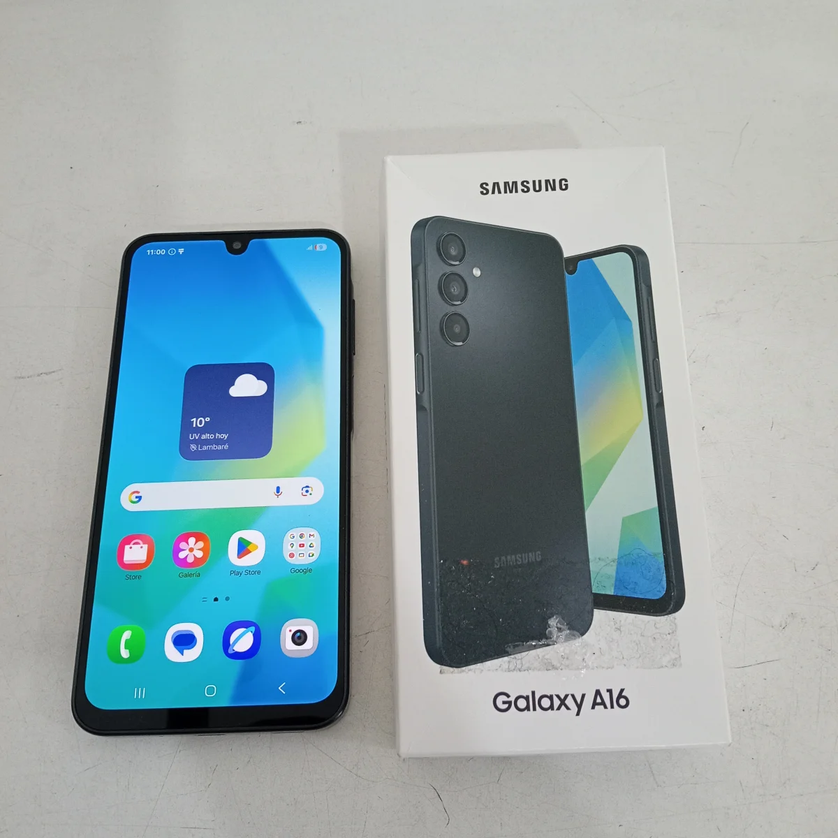 Celular Marca Samsung Modelo Sma165mds Memoria Ram 4 Gb Almacenamiento Interno 128 Gb Acc Caja