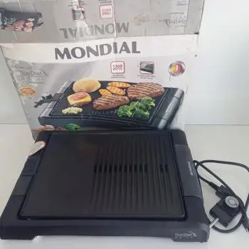 Parrilla Electrica Marca Mondial Modelo G-08 Nuevo Sin Uso Acc Cable Corriente