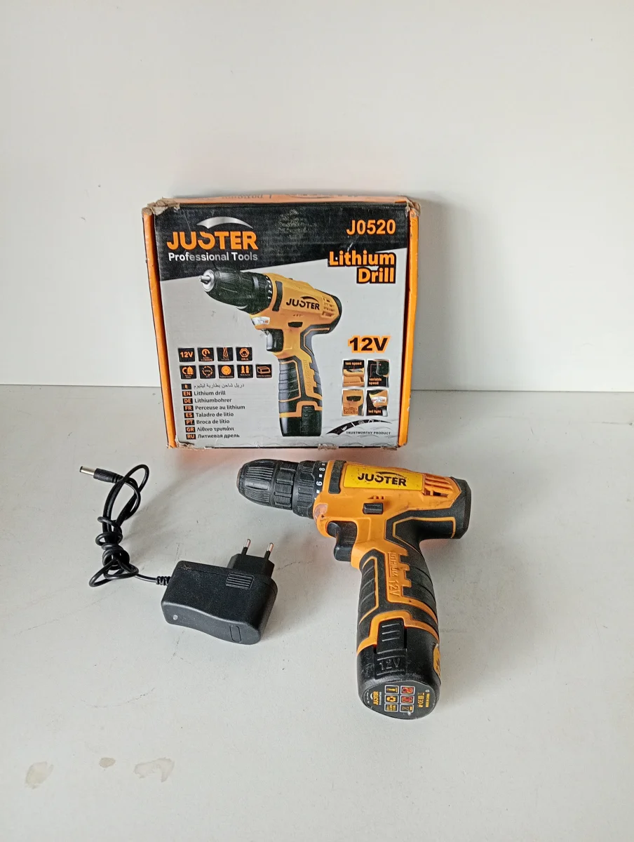 Taladro Marca Juster Modelo J0520 Acc Cargador 1 Bateria