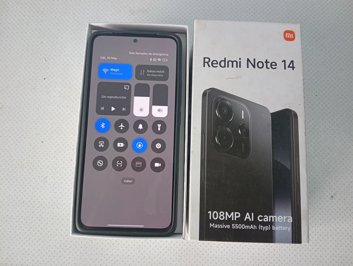 Celular Marca Xiomi Modelo Redmi Note 14 Memoria Ram 6 Gb Almacenamiento Interno 128 Gb Acc En Caja