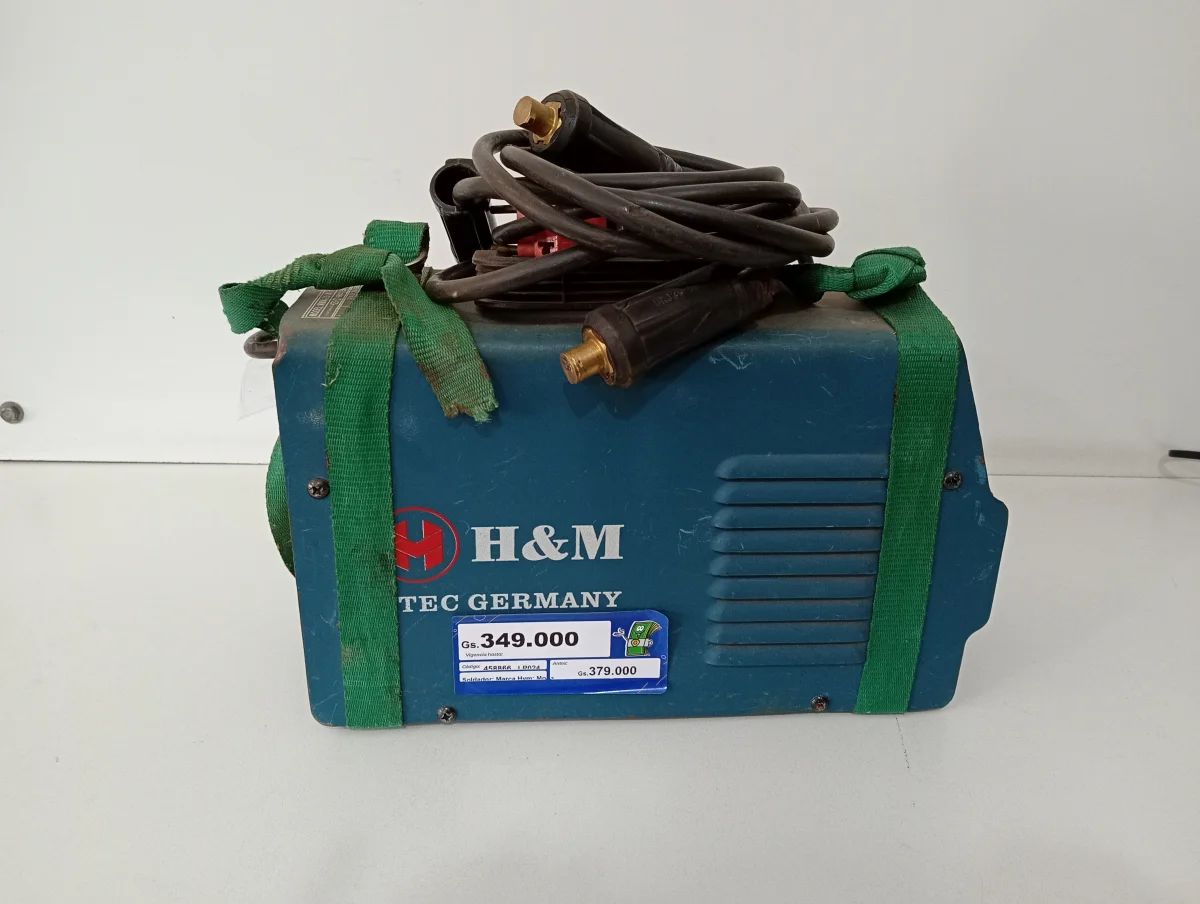 Soldador Marca Hym Modelo Mm-251a Usado Con Desgaste Acc Pinza Positivo/Negativo