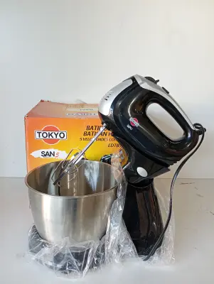 Batidora Marca Tokyo Modelo Edtbsan5-N Usado En Buen Estado Acc: 2 Pares De Batidores Bol De Acero Inx. Comentario: En Caja