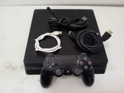 Juego Electronico Ps4 Marca Sony Modelo Cuh-2015a Disco Duro 500 Gb Con Control Sin Caja Usado En Buen Estado Acc 1 ControlCable HdmiCable PowerCable Usb