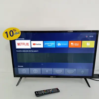 Televisor Led Smart De 32 '' Marca Speed Modelo Stvledk32sdl Con Control Usado En Buen Estado Acc Par De Patitas