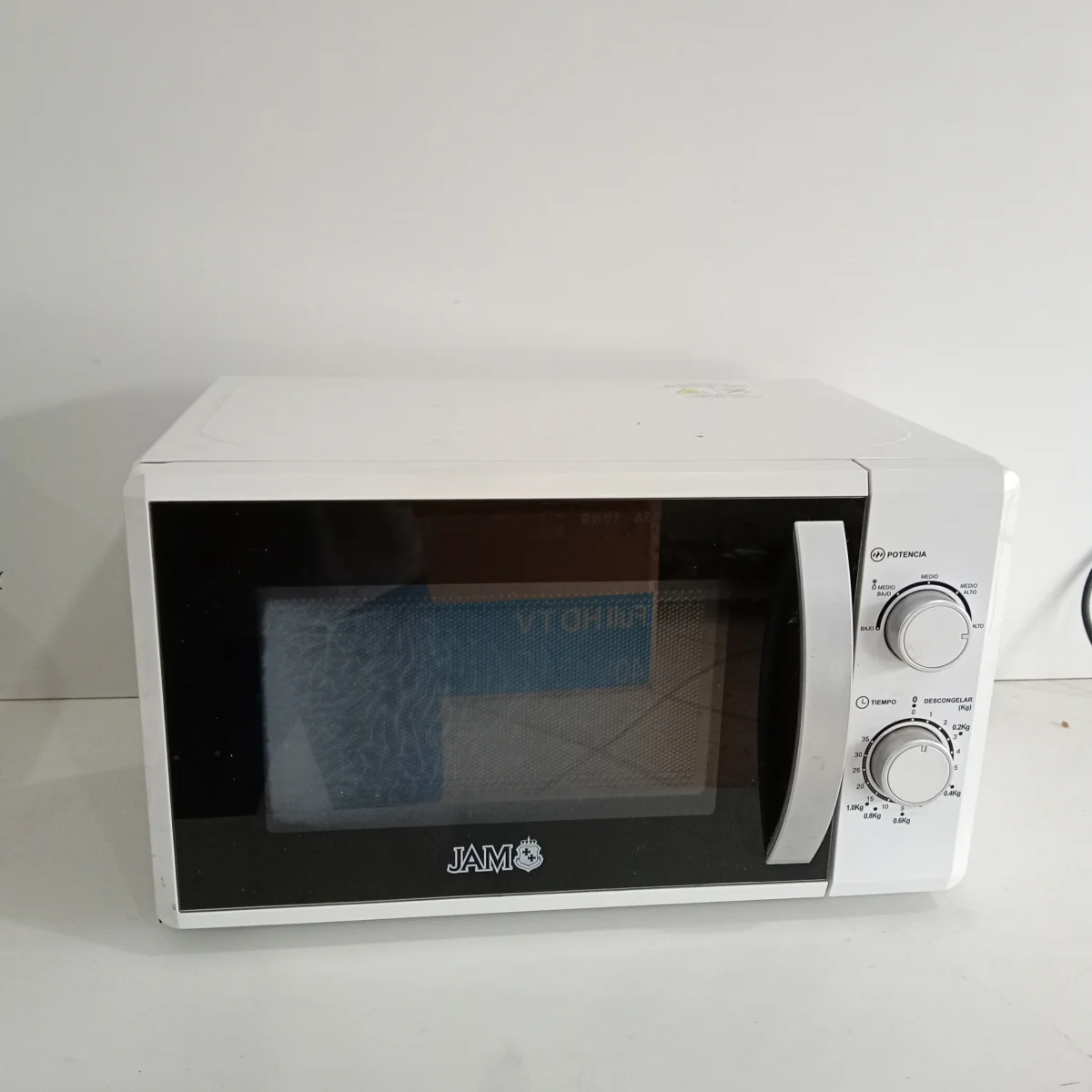 Microondas Marca Jam Modelo Mb720jay Usado En Buen Estado Acc Con Plato De Vidrio