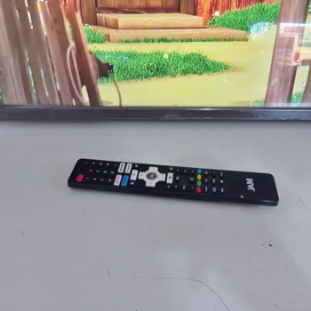 Foto 2 de Televisor Led Smart De 43 '' Marca Jam Modelo Ultrasgtm-43gfs Con Control Usado En Buen Estado Acc Con 2 Patitas De Pedestal Cable Conexion A/V Tornillos Para Pedestal