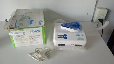 Nebulizador Marca Silfab Modelo N64 Usado En Buen Estado Acc Manguera Careta