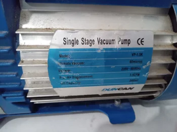 Foto 3 de Bomba De Vacio Marca Duncan Modelo Vp-1.5k Nro Usado Con Desgaste Acc 1manija De Agarre1conector De Servicio