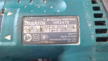 Foto 3 de Taladro Marca Makita Modelo Hr2470 Usado Con Desgaste Acc MangoPunta