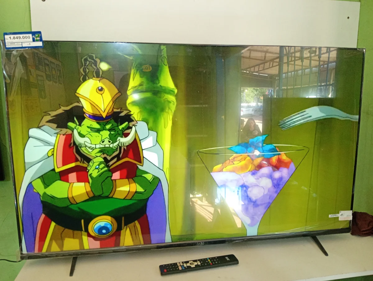 Televisor Led Smart De 50 '' Marca Jam Modelo Ultrasgtm-50gfs Con Control Usado En Buen Estado Acc Patitas