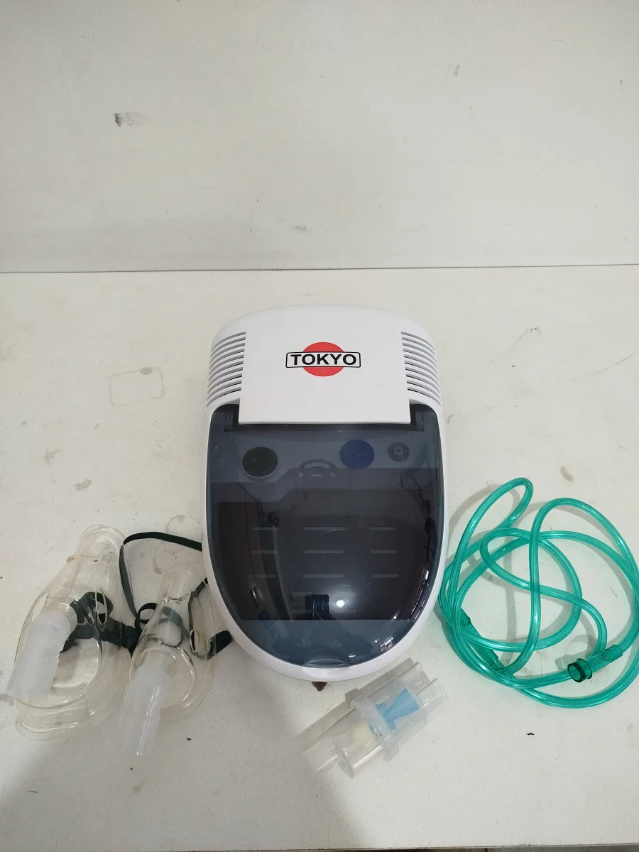 Nebulizador Marca Tokyo Modelo Edtnfreshair Usado En Buen Estado Acc Con Dos MasacarillasRecipiente Para MedicamentoMangera