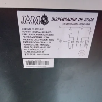 Foto 3 de Bebedero Marca Jam Modelo Yl1675s-W Usado En Buen Estado Acc Cable Corriente