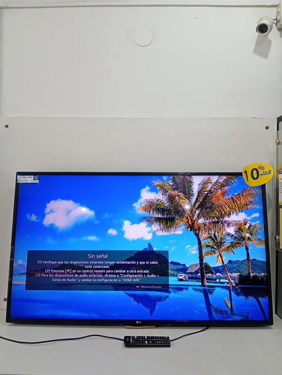 Foto 2 de Televisor Led Smart De 49 '' Marca Lg Modelo 49un7100psa Con Control Usado En Buen Estado Acc Cable CteControl